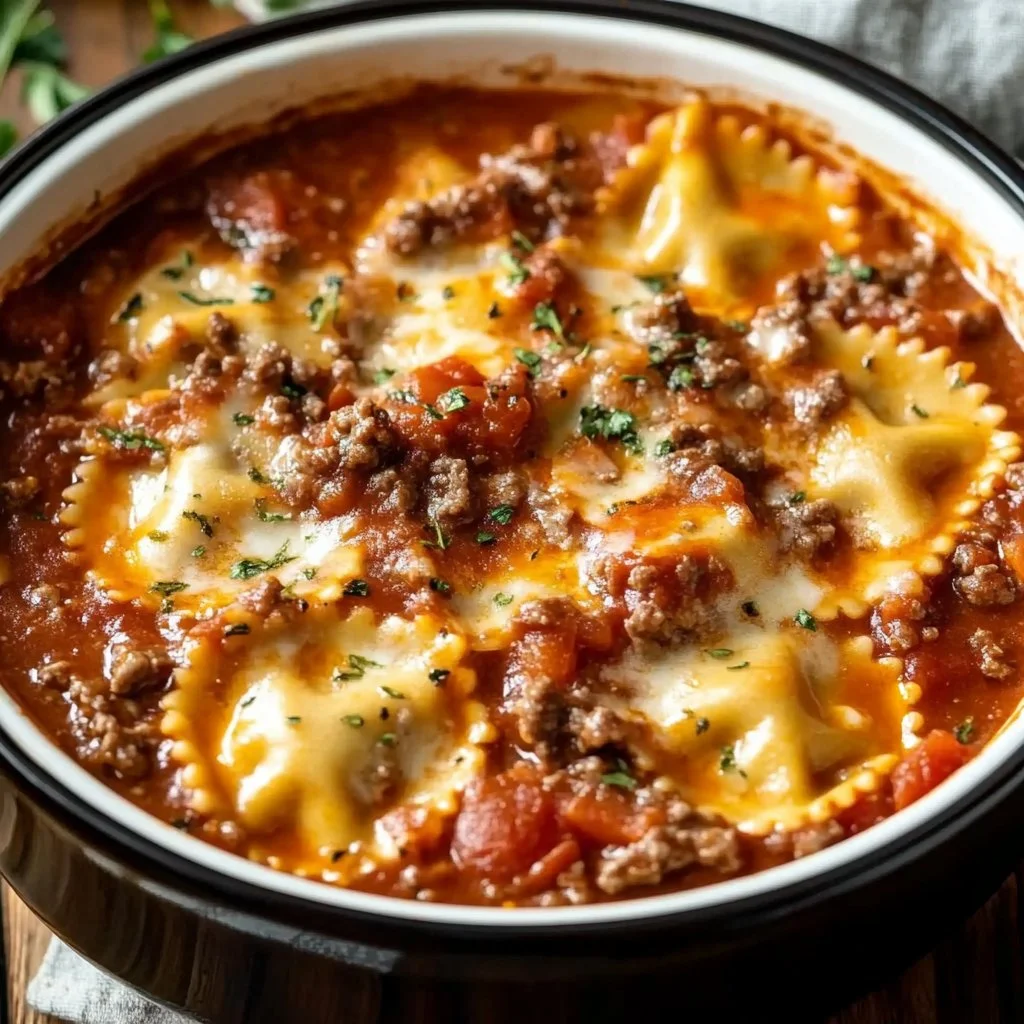 Crockpot Ravioli Lasagna: A Hands-Off, Flavor-Packed Comfort Food Masterpiece