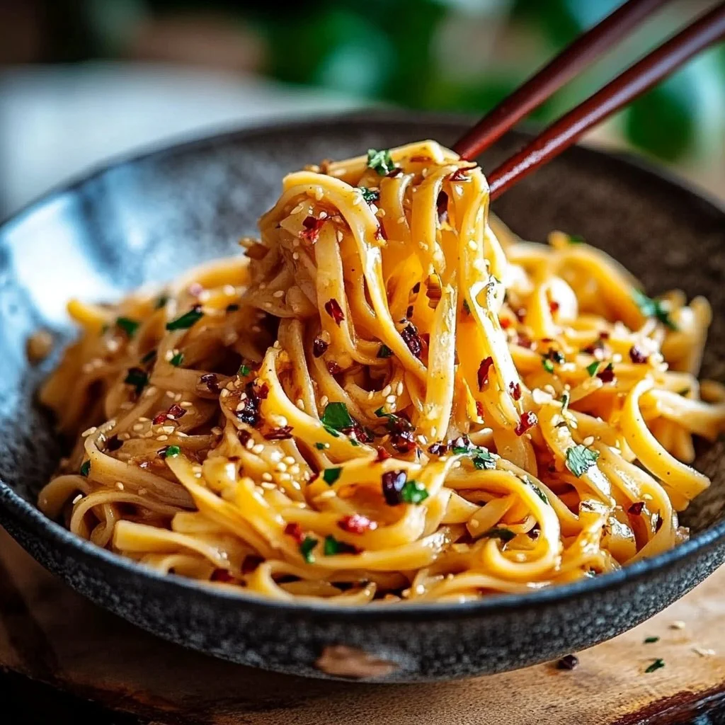 Garlic Chili Oil Noodles