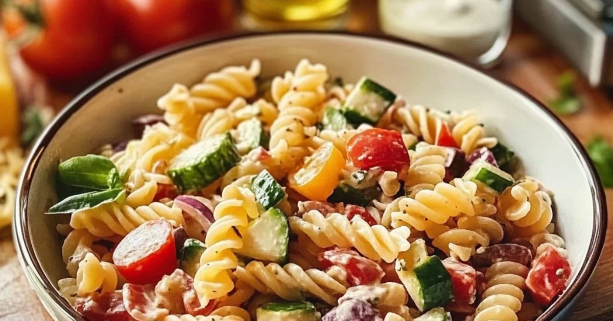 High Protein Italian Pasta Salad