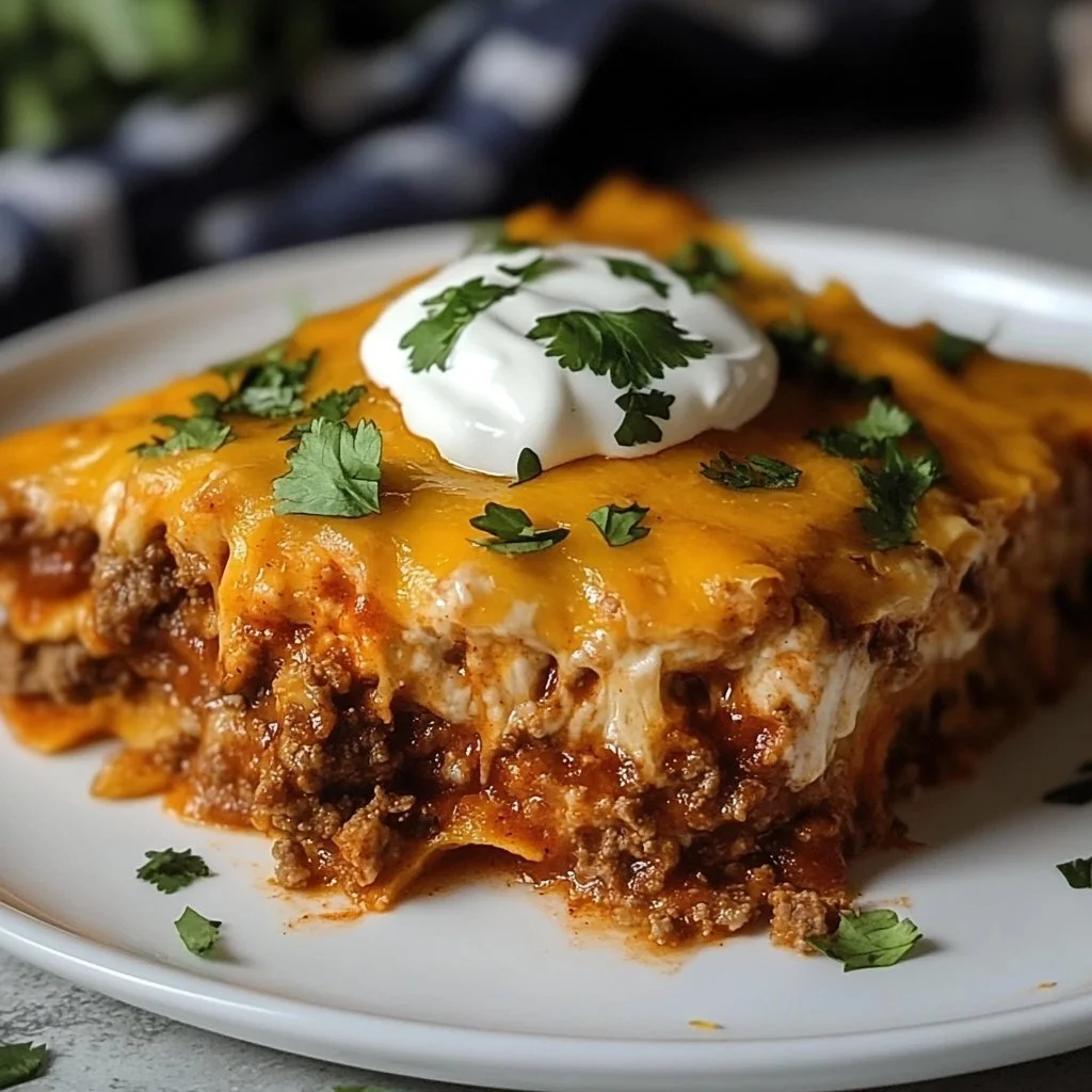 Irresistible BEST Beef Enchilada Casserole In 6 Steps