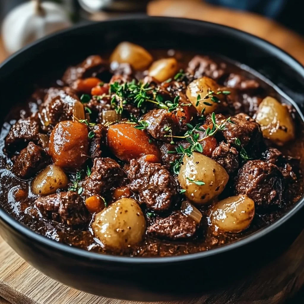 One Pot Beef Bourguignon
