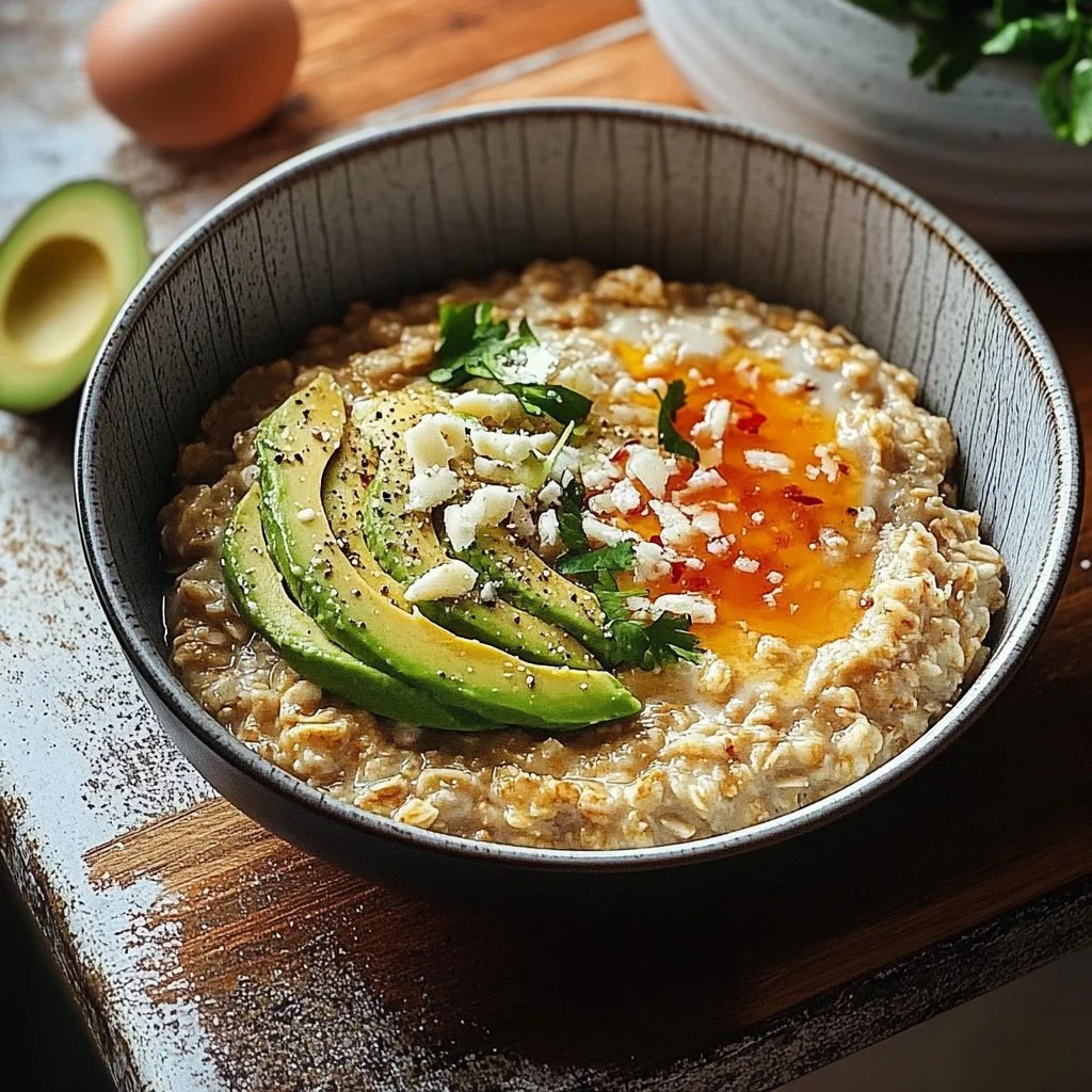 Savory Avocado Oatmeal