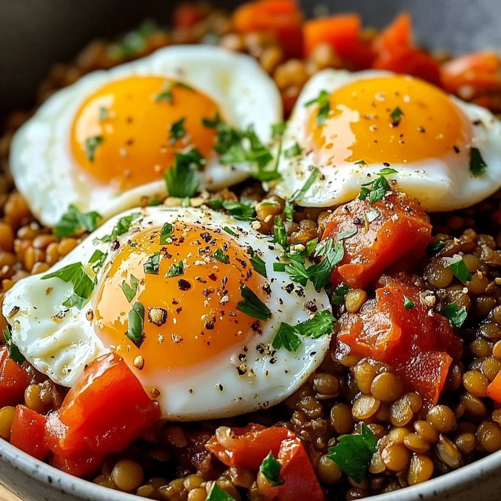 Savory Lentil Breakfast Bowl