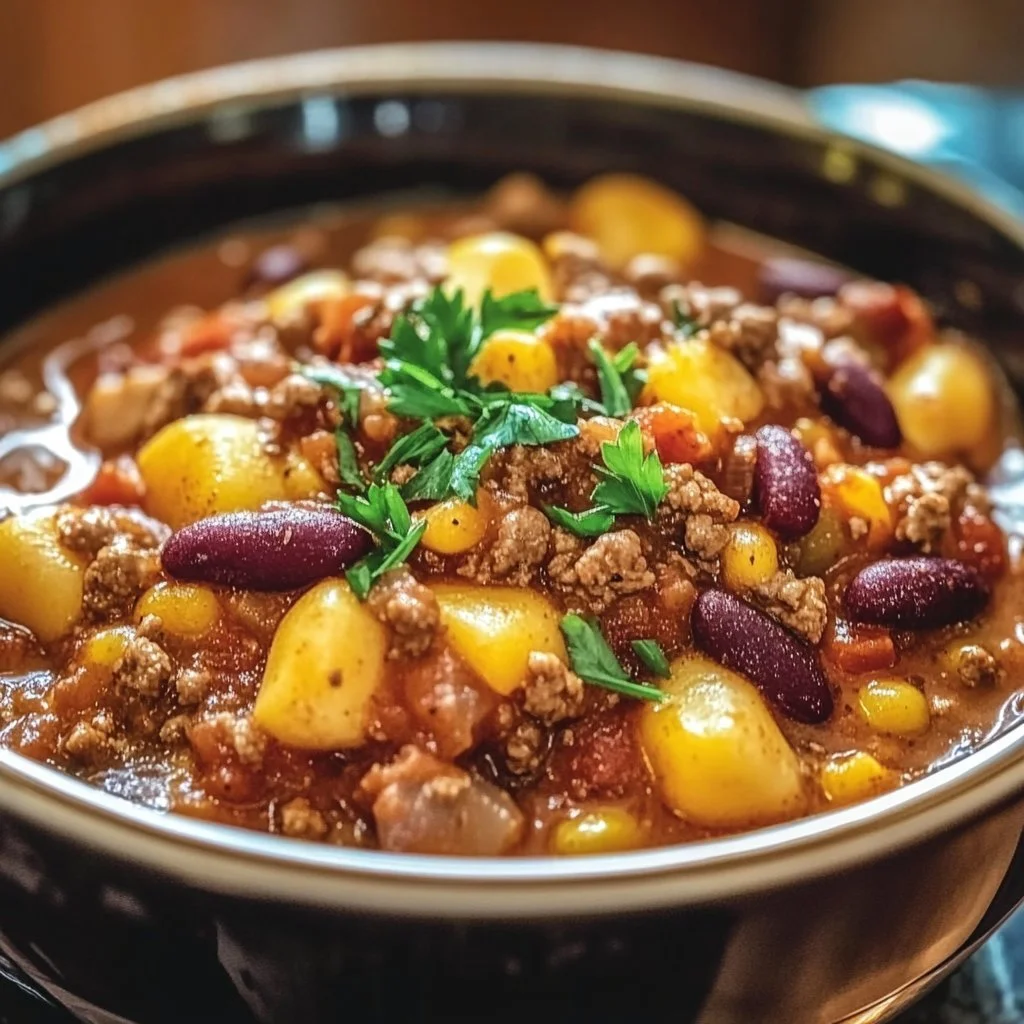 Slow Cooker Cowboy Casserole