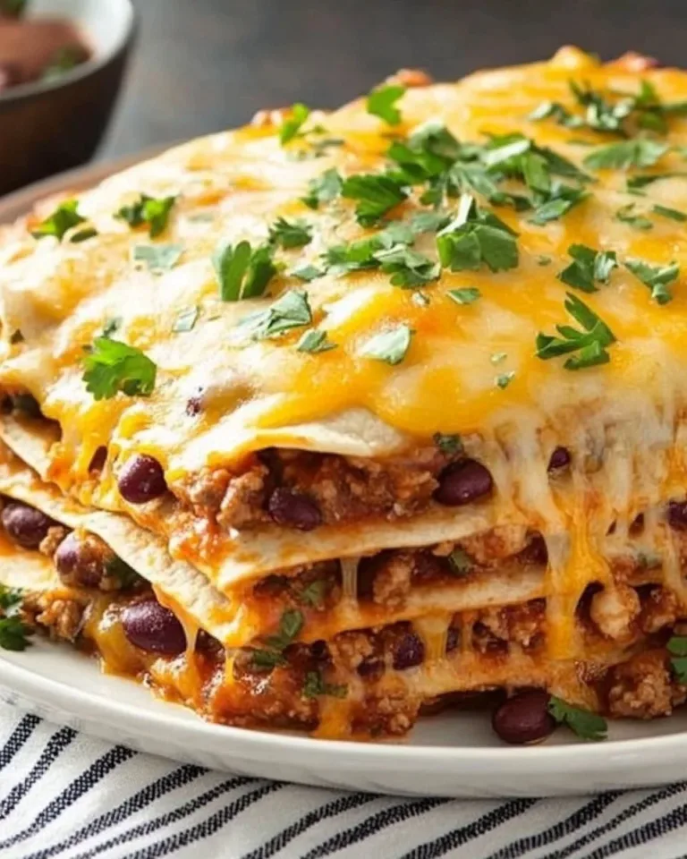 Delicious slow cooker enchiladas topped with cheese and fresh cilantro