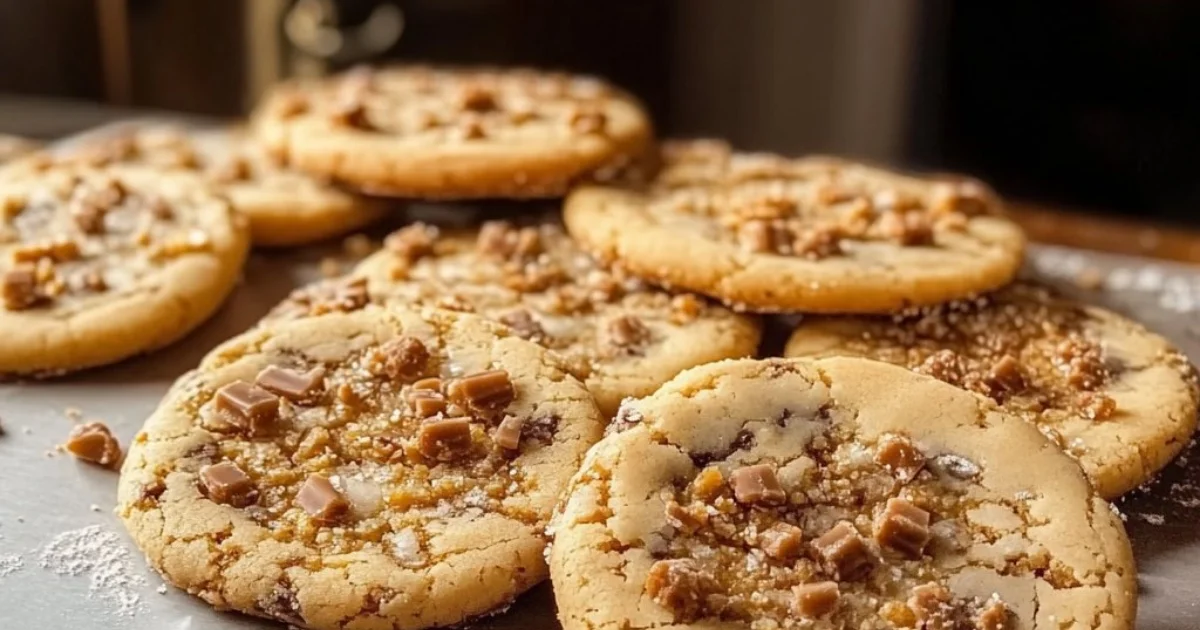 Toffee Icebox Cookies