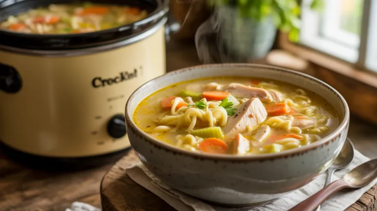 Homemade-Chicken-Noodle-Soup-Crock-Pot-Recipes-9