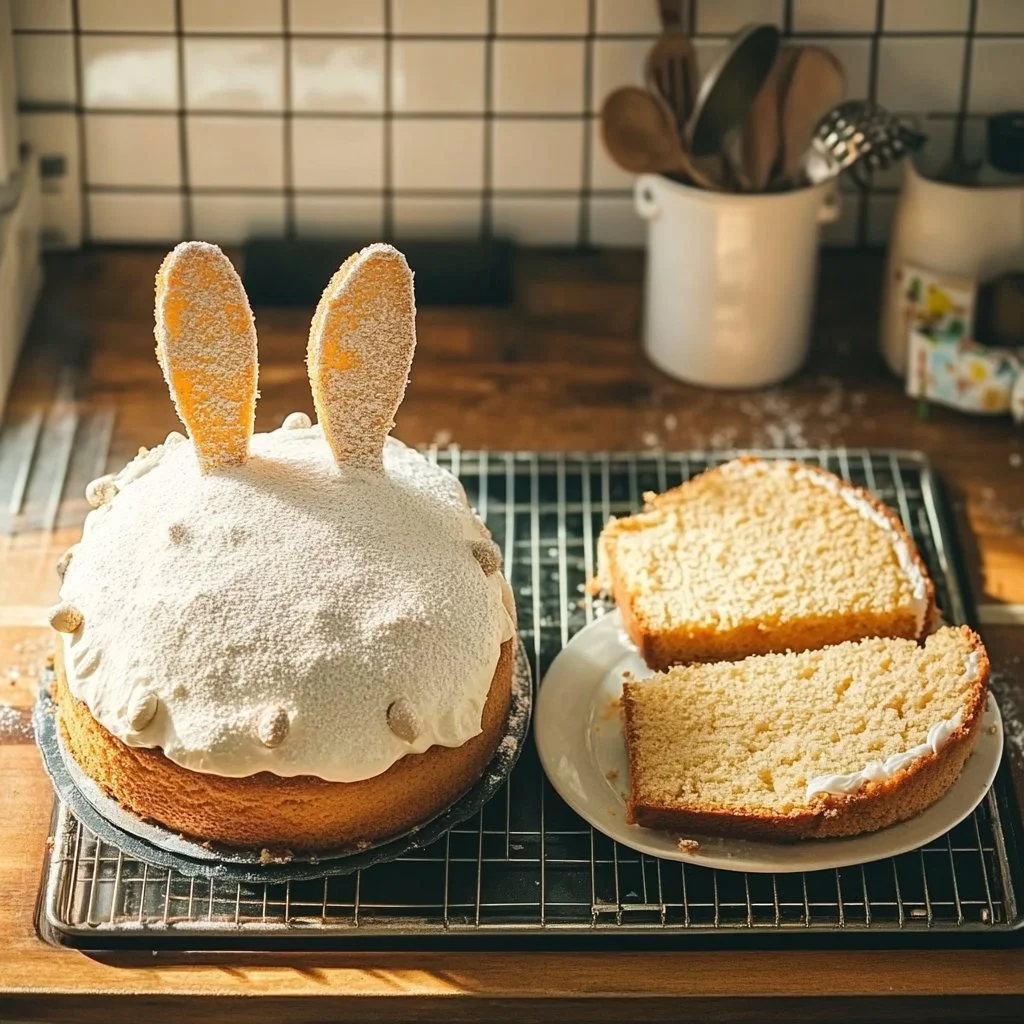 Beginner Easter Bunny Cut Up Cake