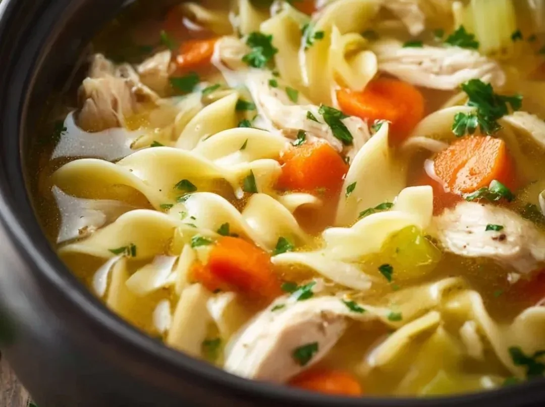 11 Best Chicken Noodle Soup Recipes for Cozy Meals 3 Homemade Chicken Noodle Soup in the Crock Pot