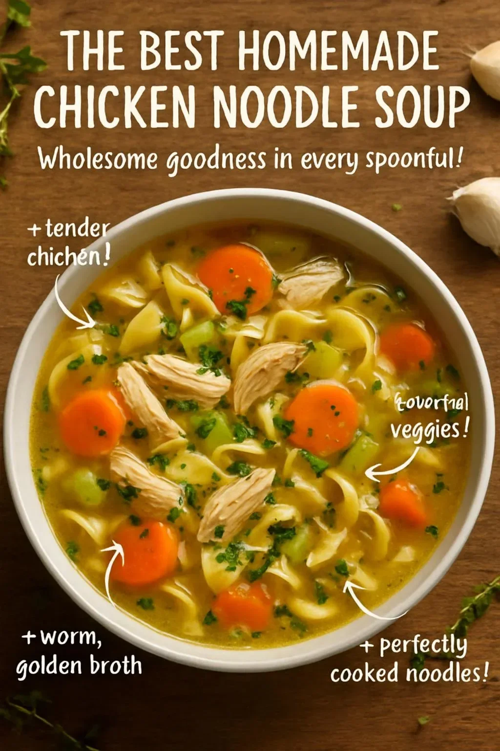 9 Irresistible Homemade Chicken Noodle Soup Crock Pot Recipes That'll Save Your Weeknight 9 The Best Homemade Chicken Noodle Soup with perfect golden broth