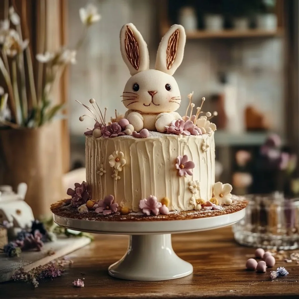 Bunny Rabbit Birthday Cake