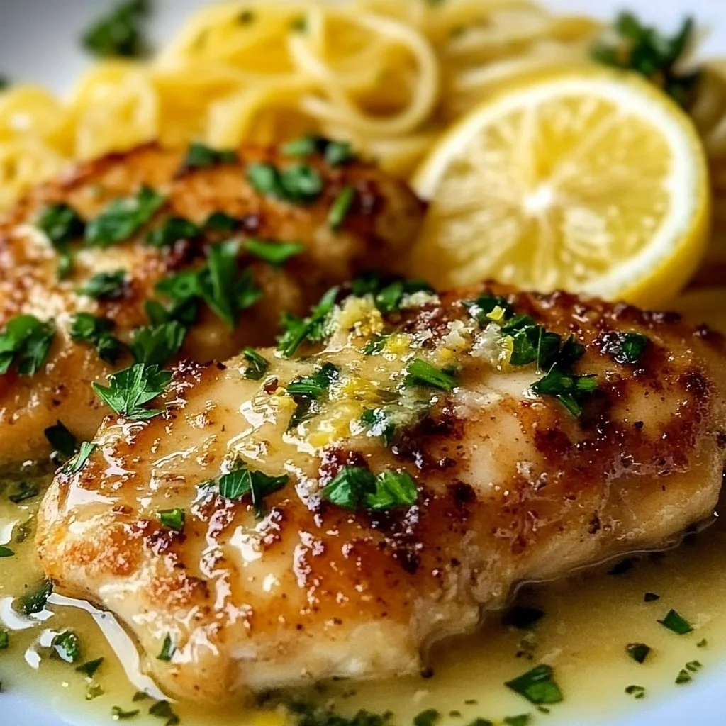 Chicken Piccata with Lemon Sauce