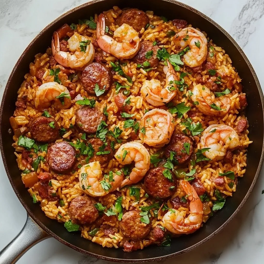 Classic Cajun Jambalaya with Chicken, Sausage & Shrimp