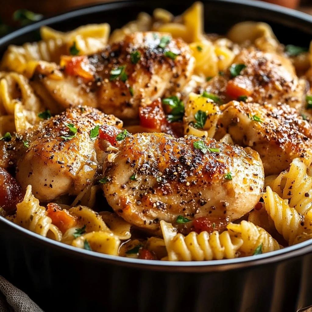 Crockpot Angel Chicken With Pasta