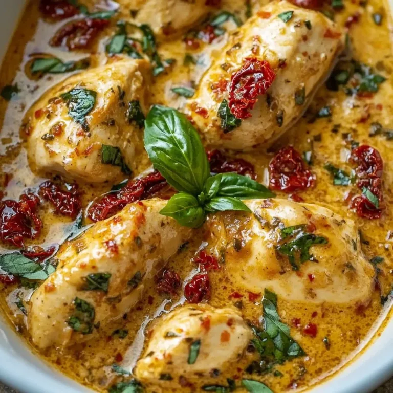Cozy Crockpot Recipes 1 Delicious Crockpot Marry Me Chicken served with creamy sauce and herbs