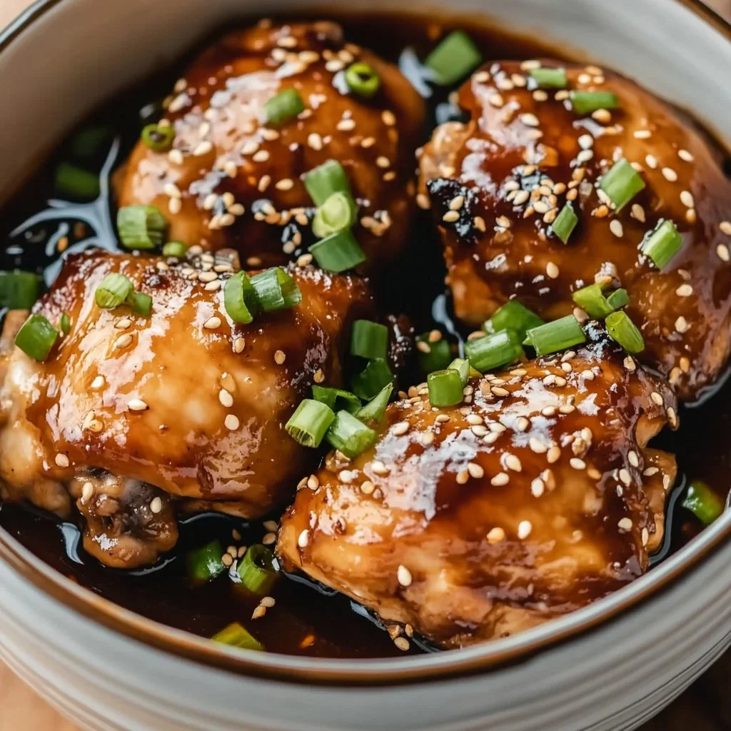 Crockpot Teriyaki Chicken Thighs
