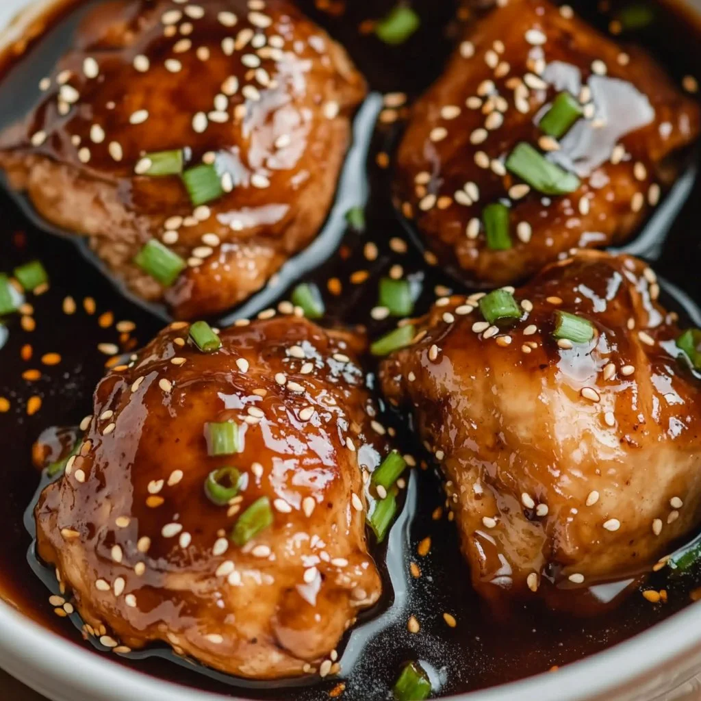 Crockpot Teriyaki Chicken Thighs