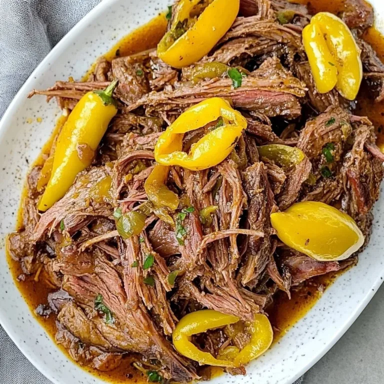Cozy Crockpot Recipes 1 Delicious Mississippi Pot Roast served with vegetables and gravy.