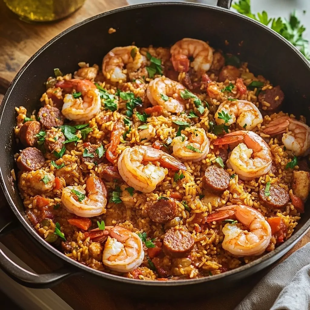 Shrimp and Sausage Jambalaya