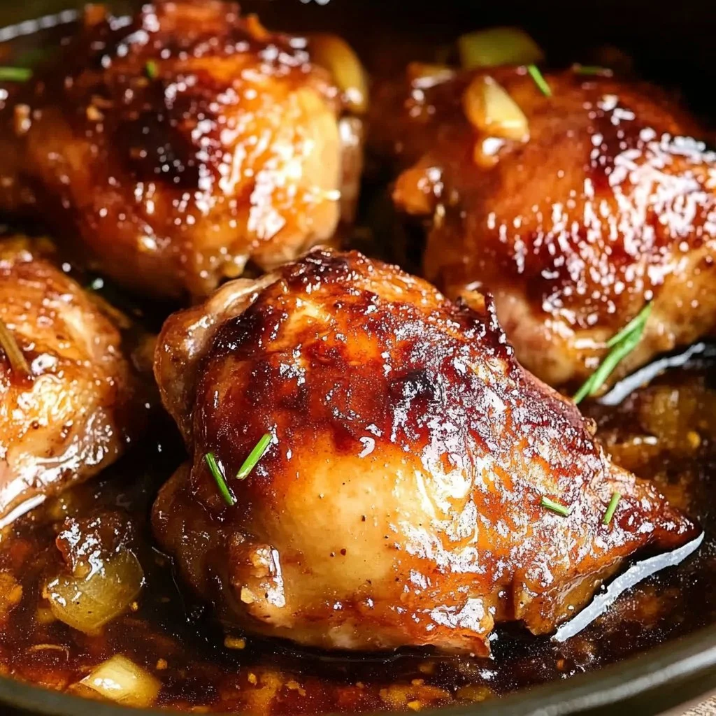 Slow Cooker Honey Garlic Chicken