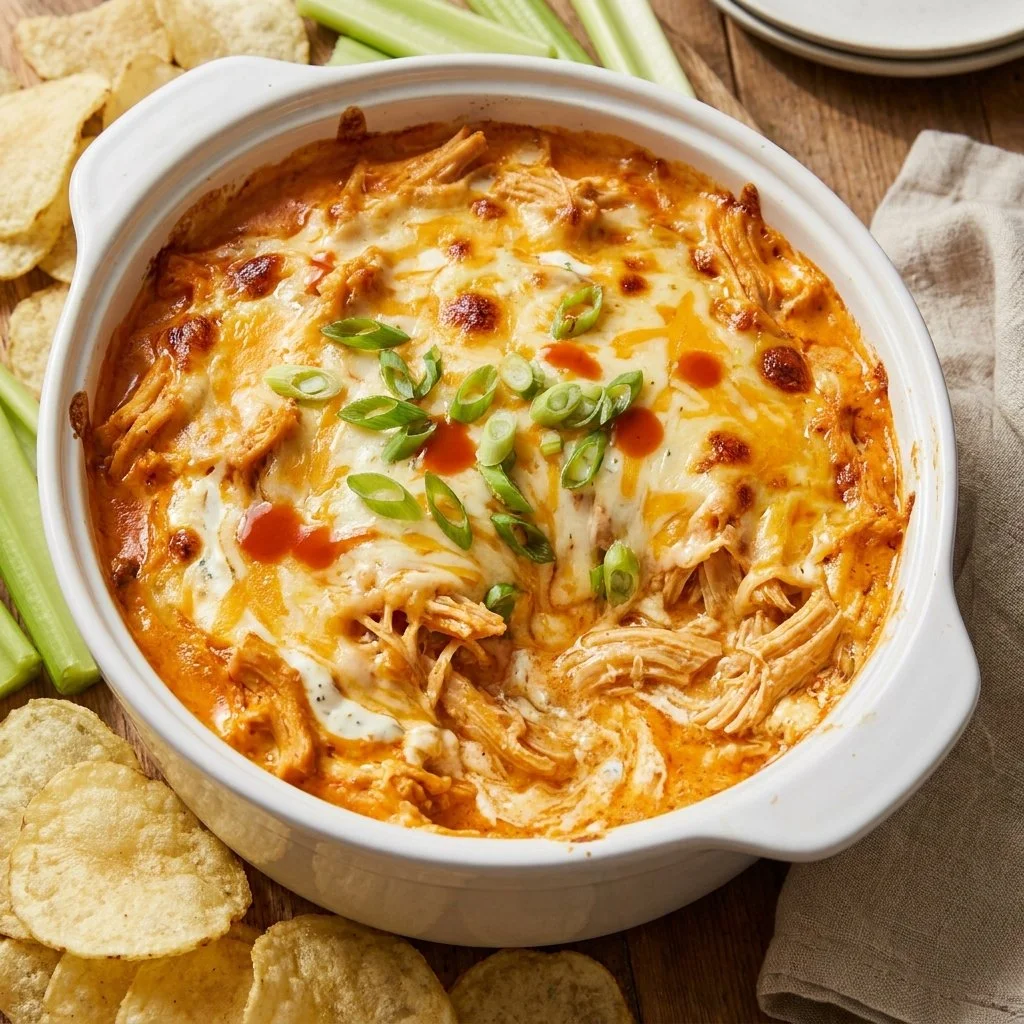 Crockpot Buffalo Chicken Dip