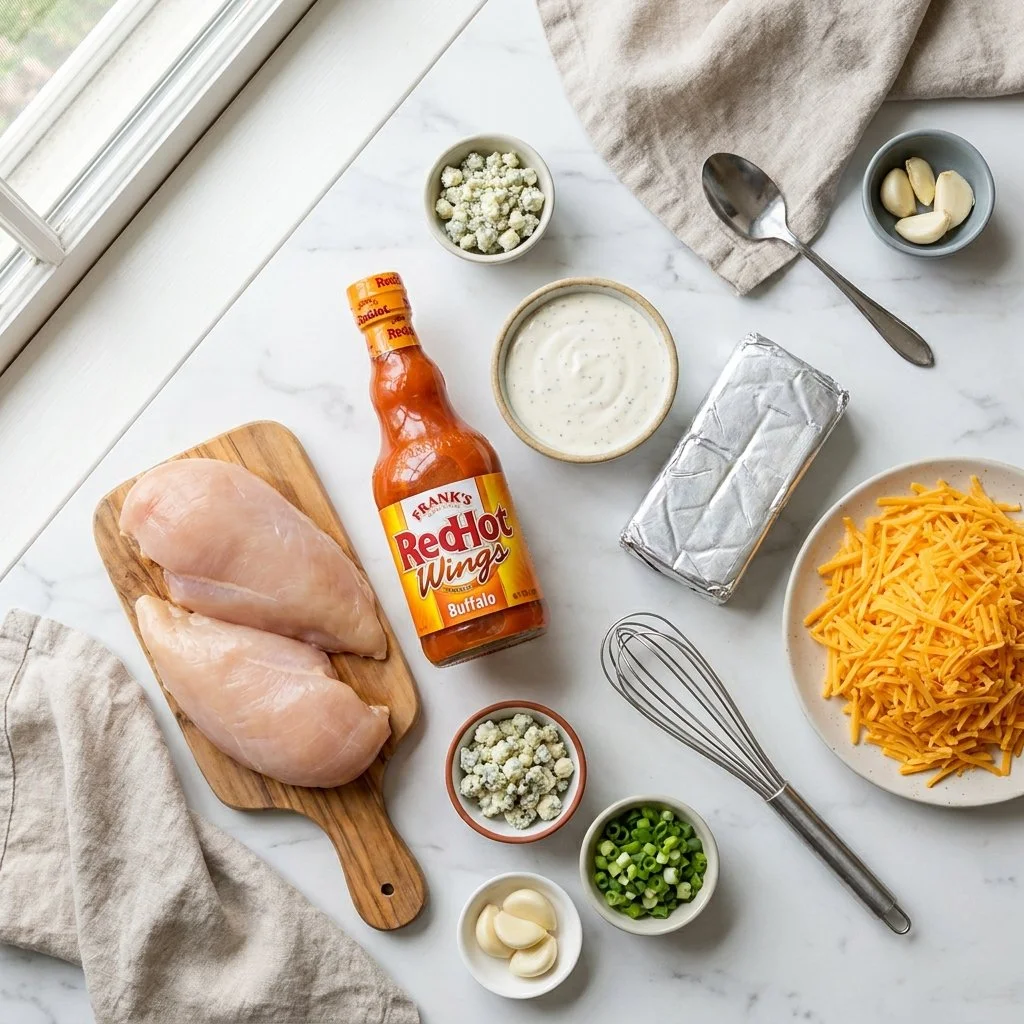 Crockpot Buffalo Chicken Dip Variation 1