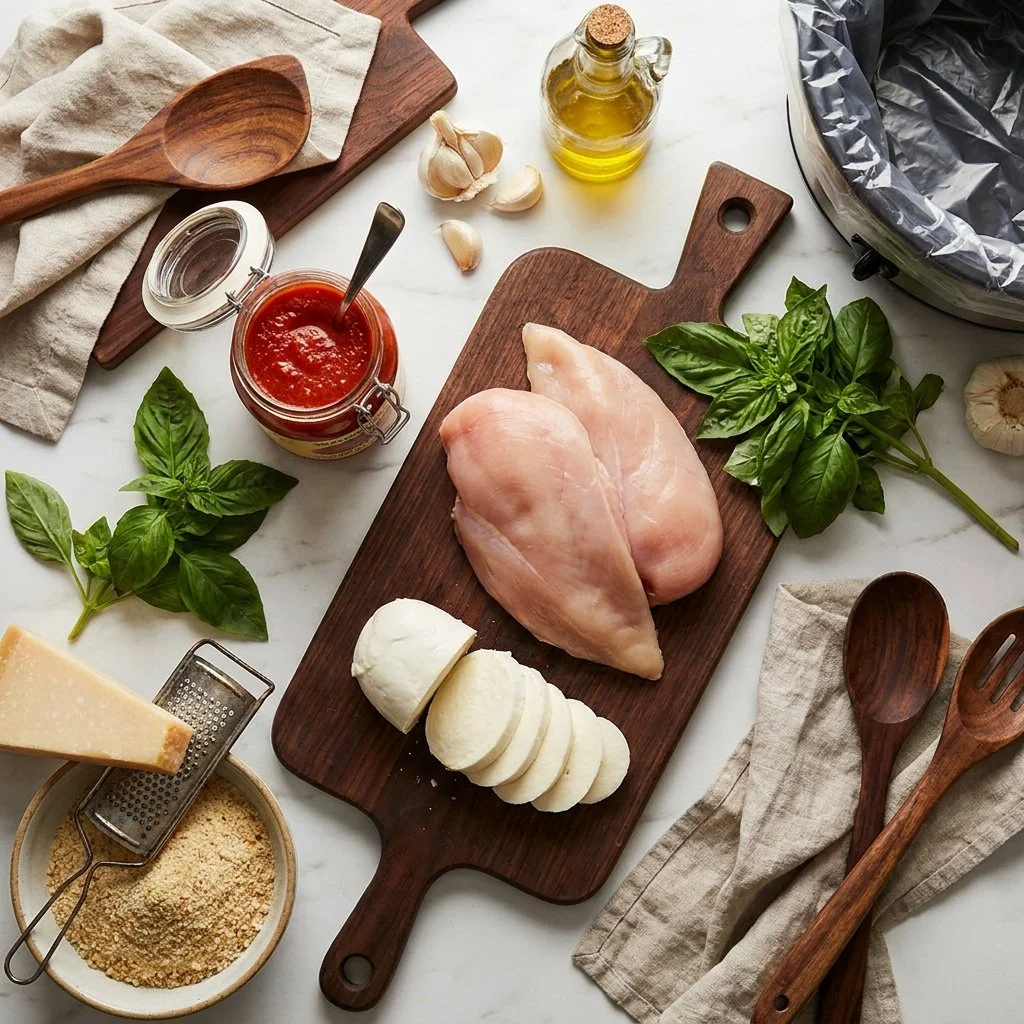 Crockpot Chicken Parmesan