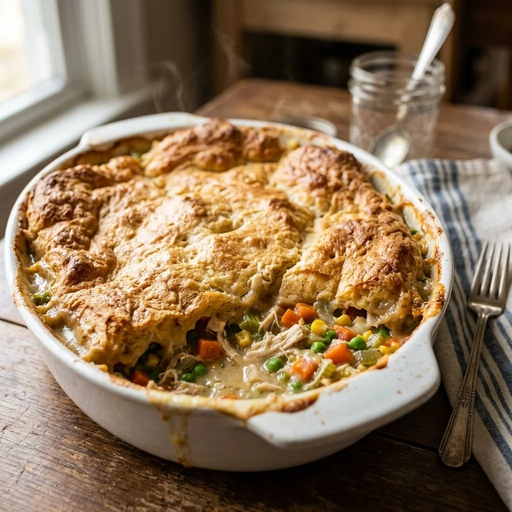 Easy Chicken Pot Pie Casserole