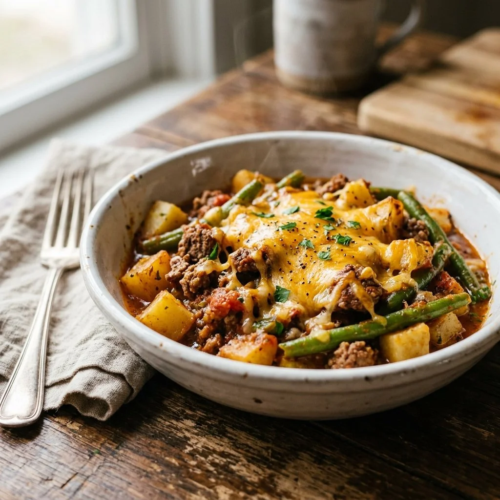 Hobo Casserole with Ground Beef