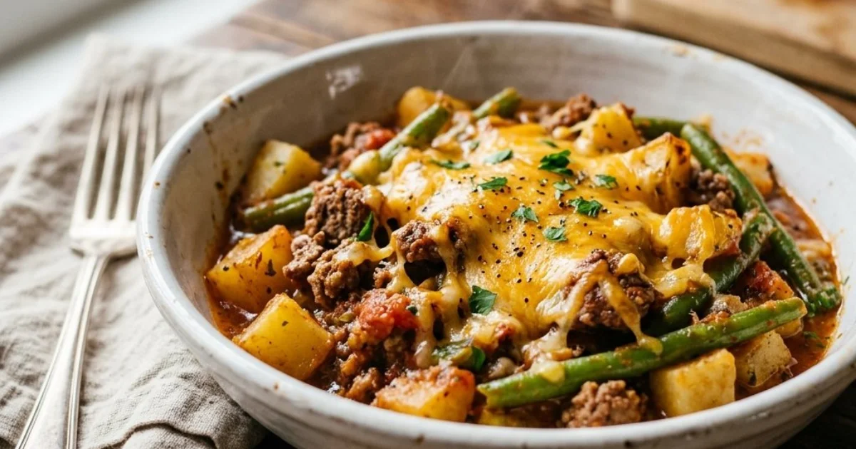 Hobo Casserole with Ground Beef
