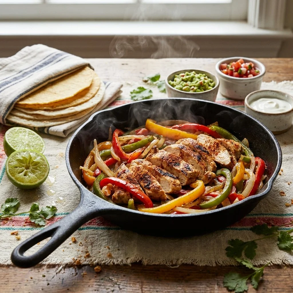 Slow Cooker Chicken Fajitas