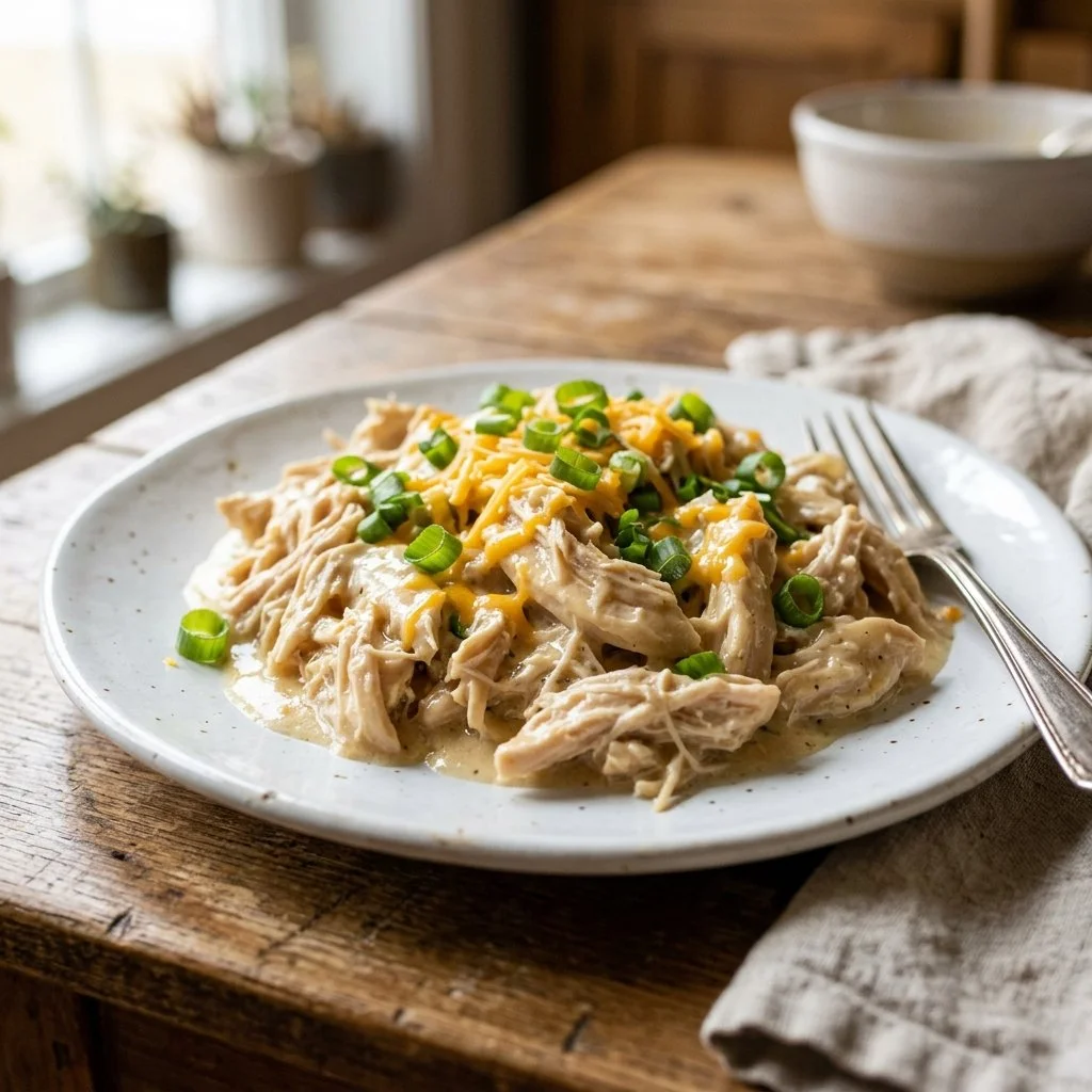 Slow Cooker Cream Cheese Chicken