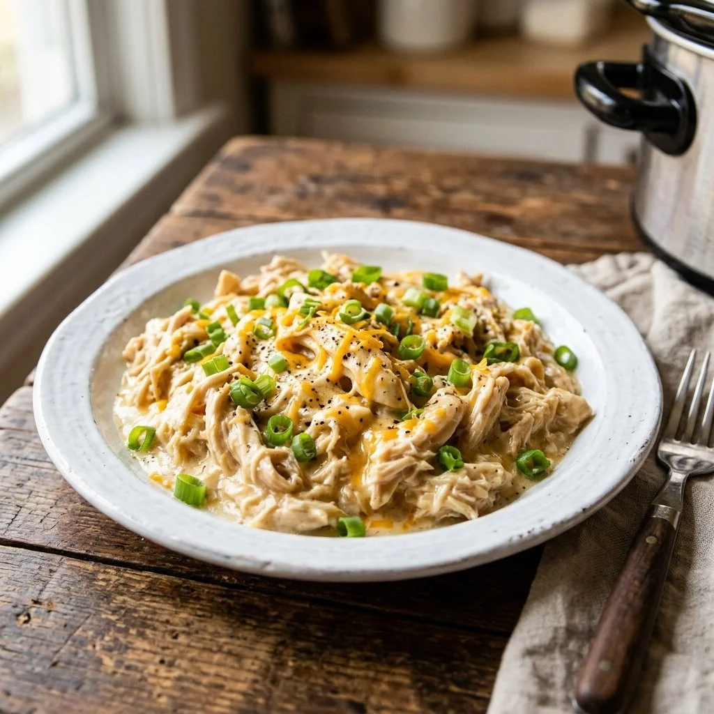 Slow Cooker Cream Cheese Chicken