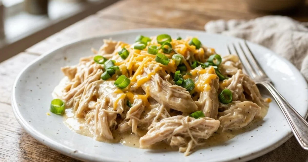 Slow Cooker Cream Cheese Chicken