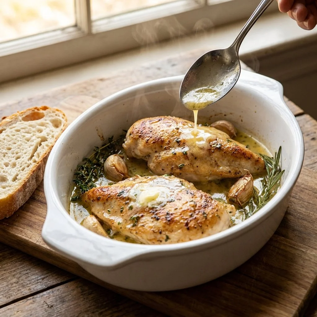 Slow Cooker Garlic Butter Chicken
