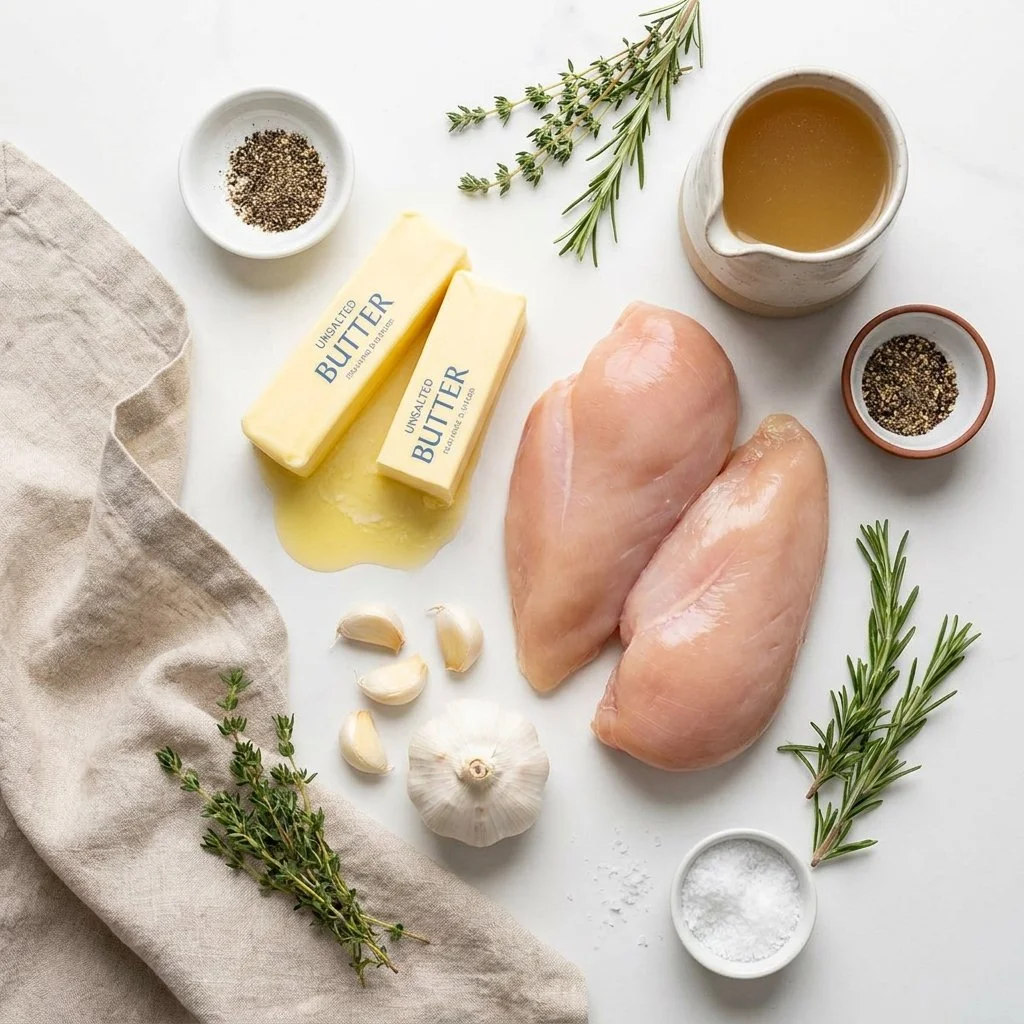 Slow Cooker Garlic Butter Chicken