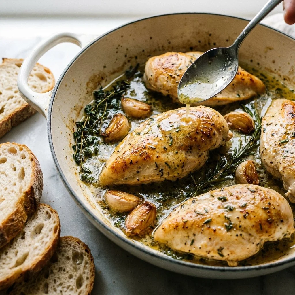 Slow Cooker Garlic Butter Chicken