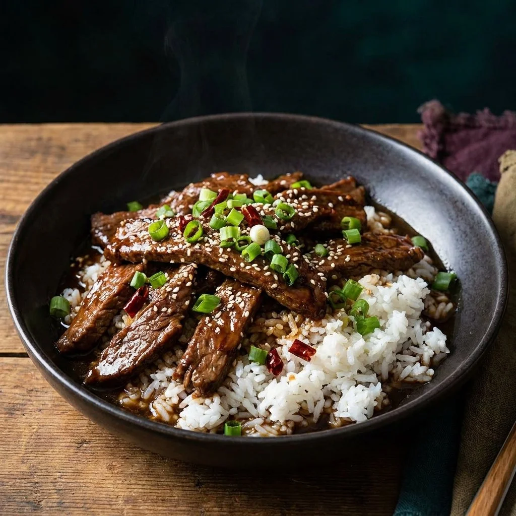 Slow Cooker Mongolian Beef Variation