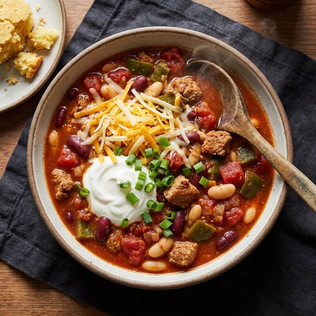 Slow Cooker Turkey Chili