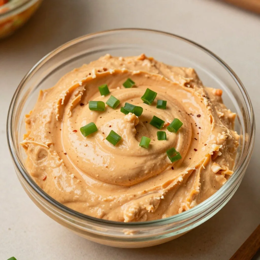 Delicious homemade pimento cheese served with crackers