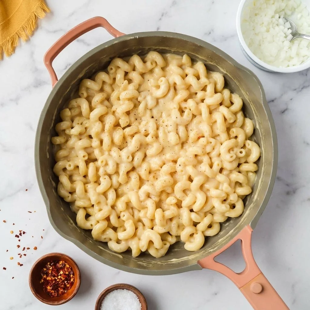 Blended Cottage Cheese Mac and Cheese