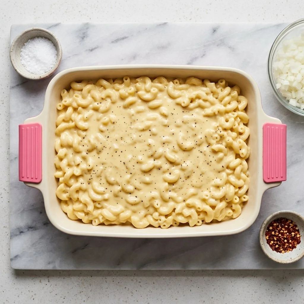 Blended Cottage Cheese Mac and Cheese