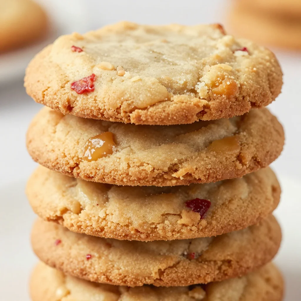 Brown Sugar Rhubarb Cookies