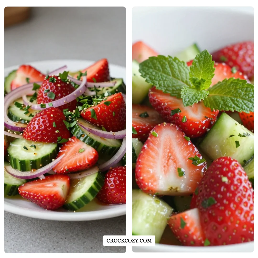 Cucumber Strawberry Salad Slow Cooker
