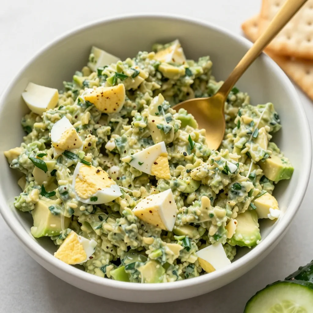 Herby Avocado Egg Salad (10-minute lunch!)