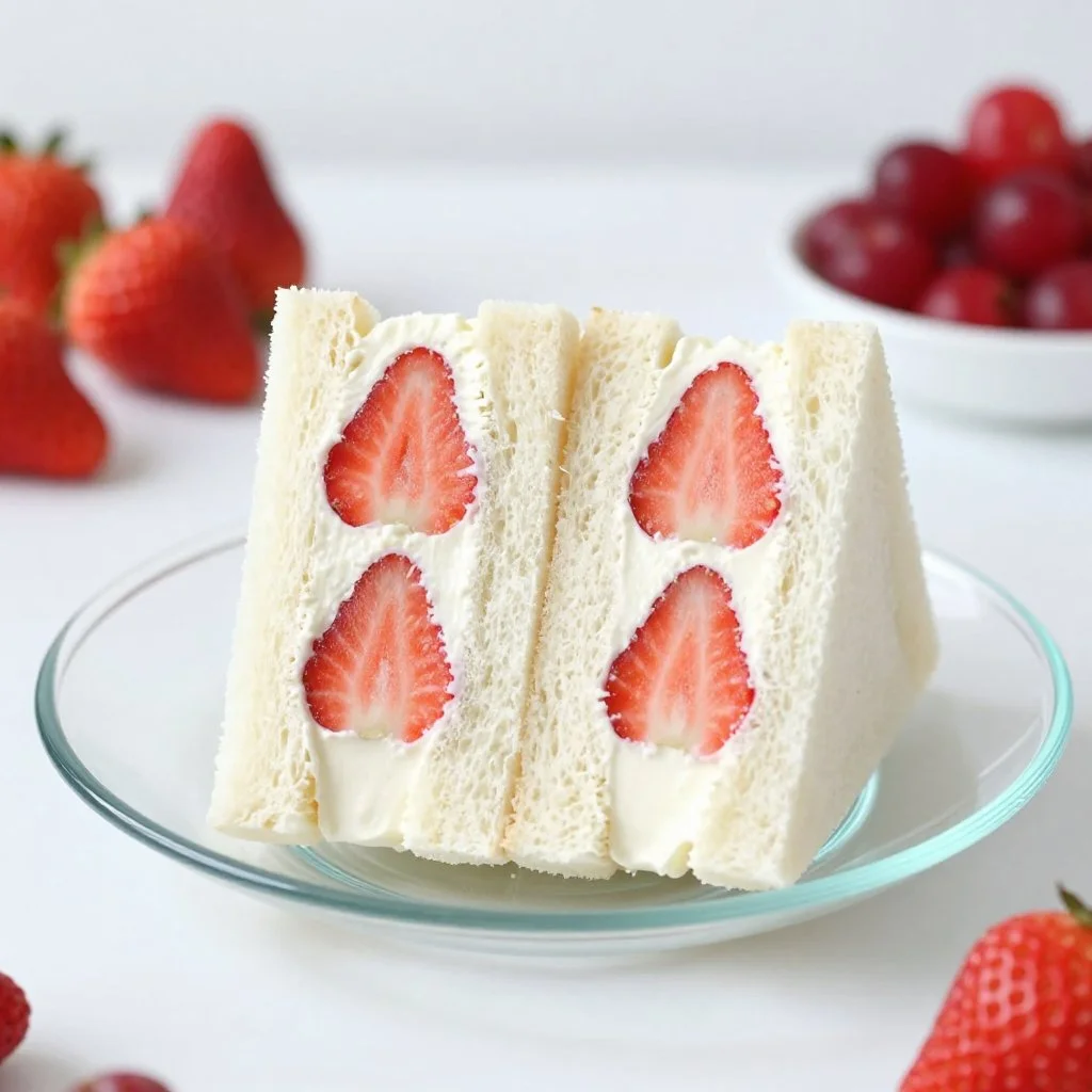Japanese Strawberry Sandwich