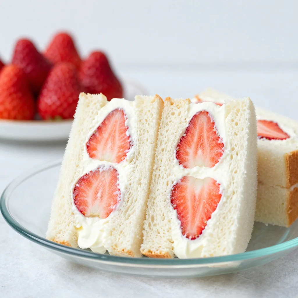 Japanese Strawberry Sandwich