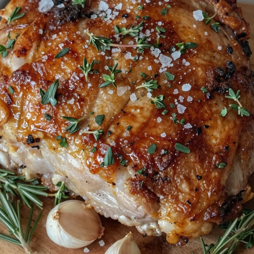 Juicy Herb Butter Roasted Turkey Breast