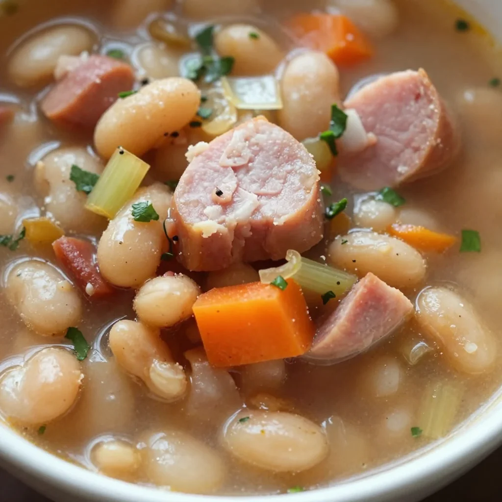 Old-Fashioned Ham and Bean Soup