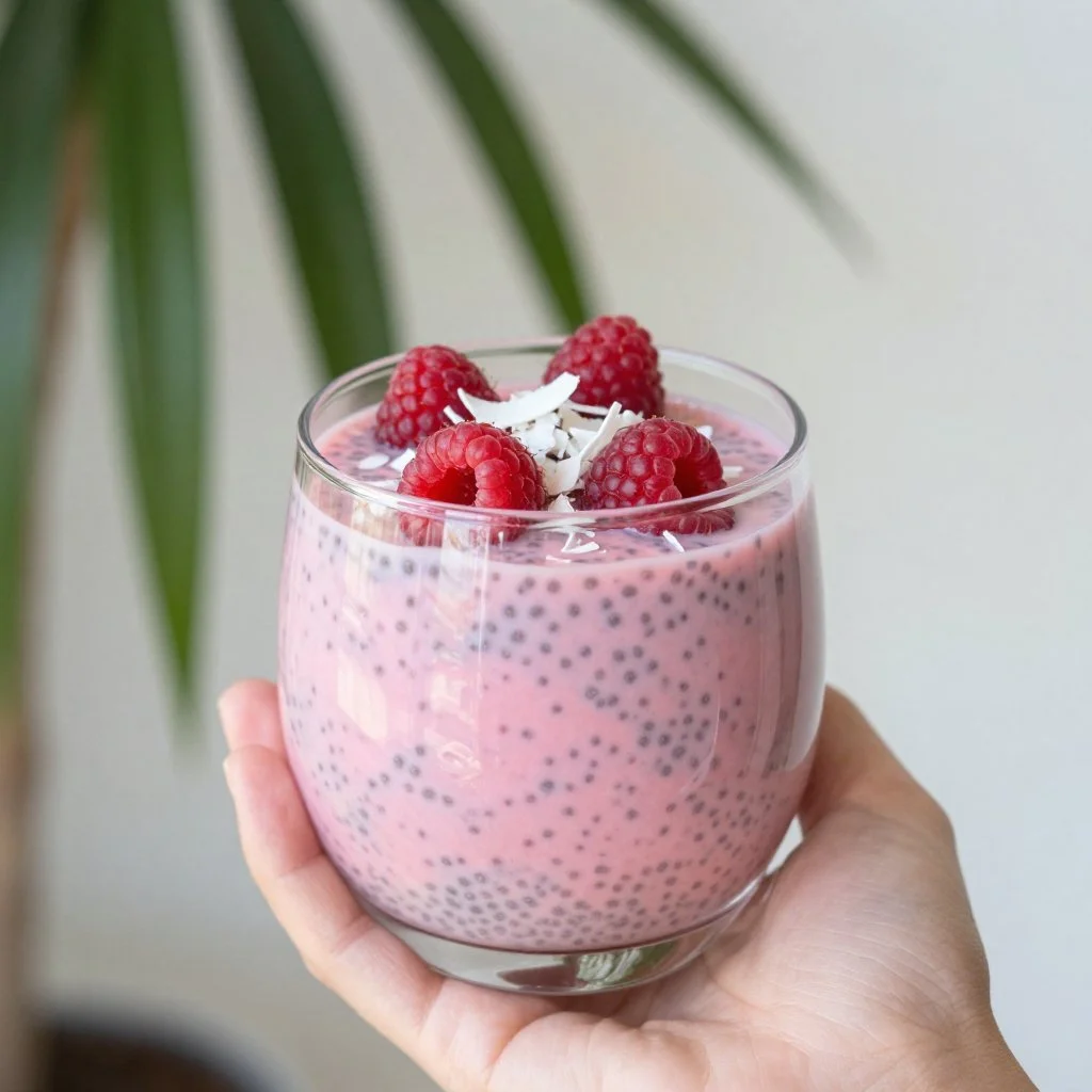 Raspberry Chia Pudding